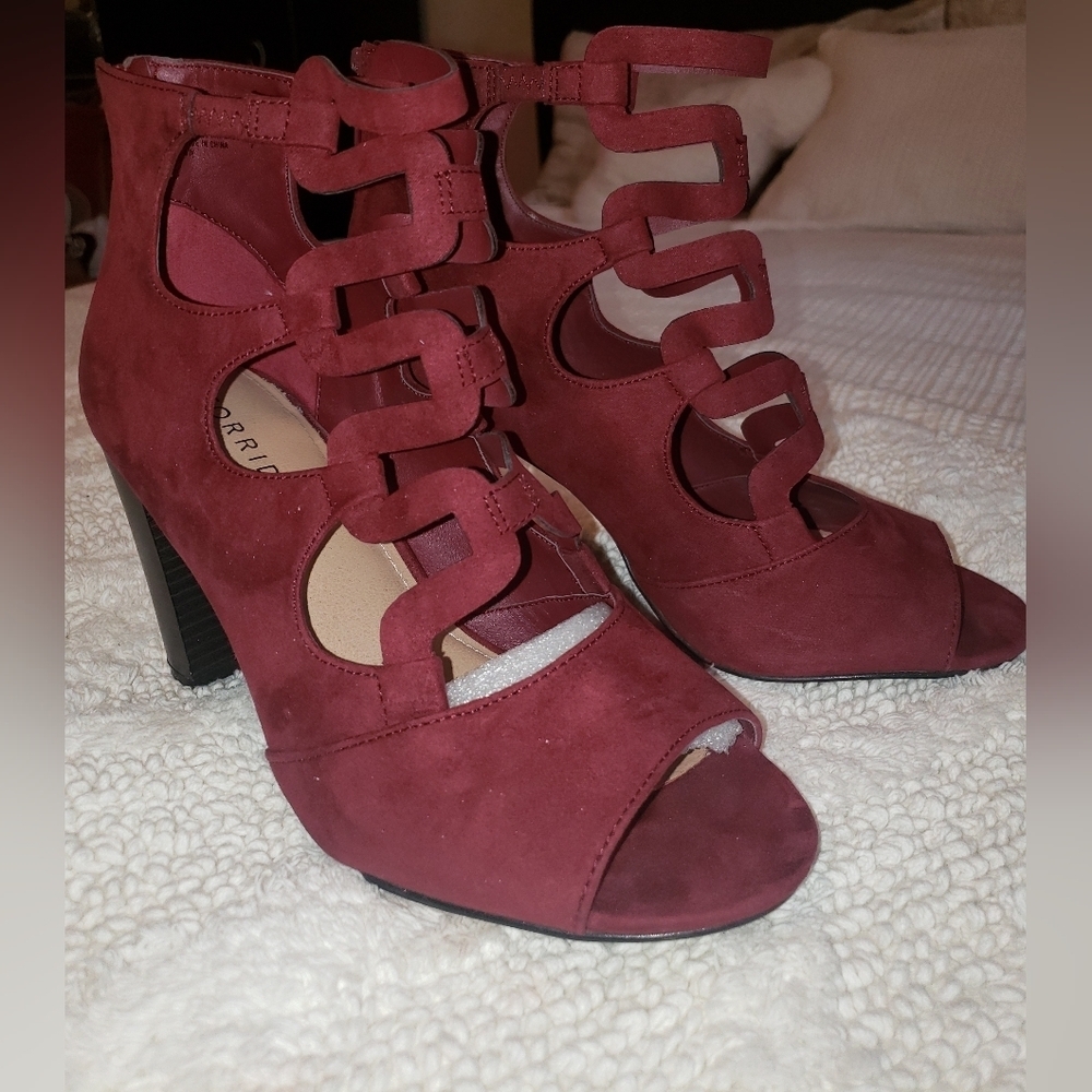 TORRID BURGUNDY HEELS